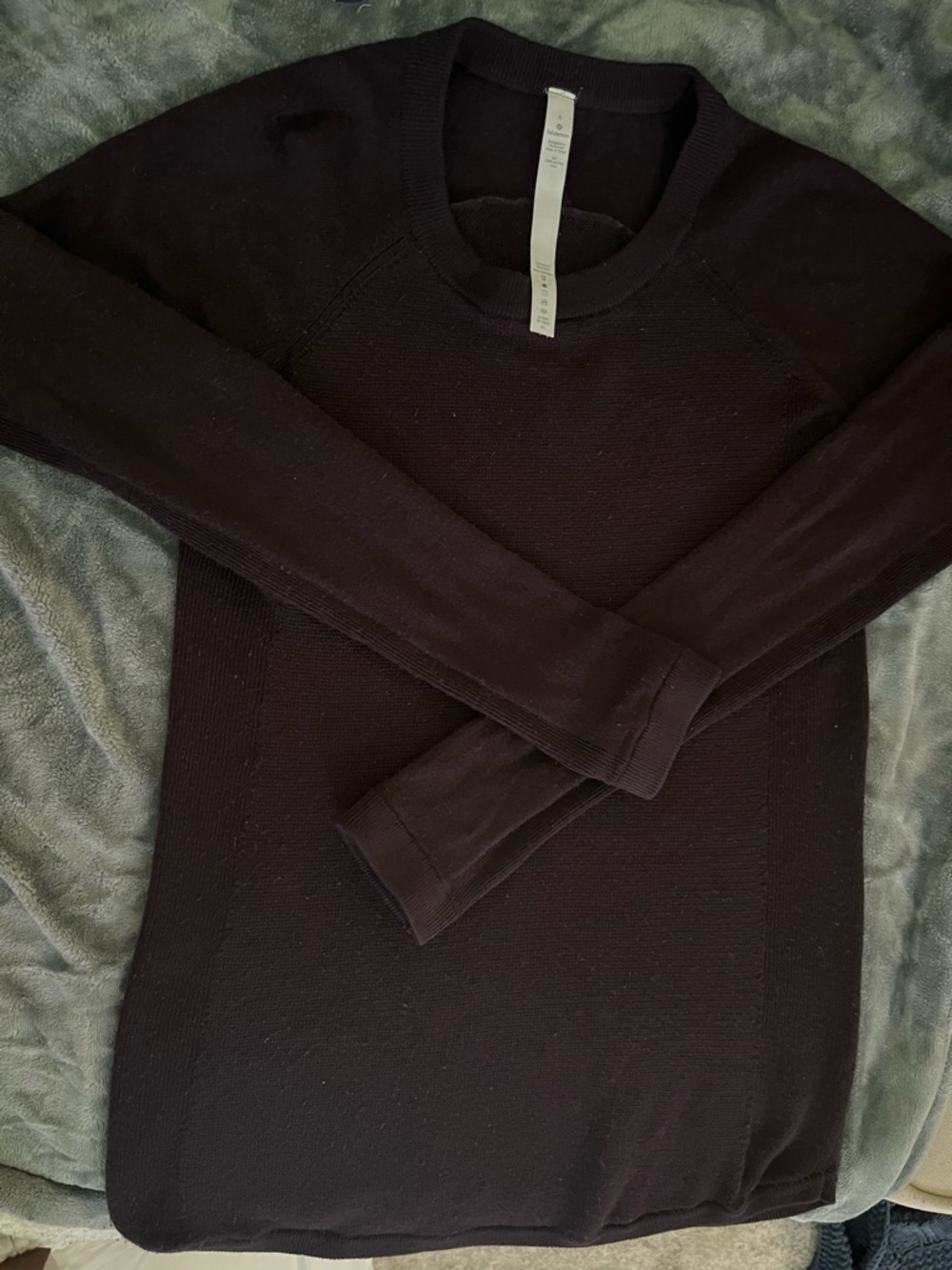 Lululemon dark purple Crewneck Sweater
